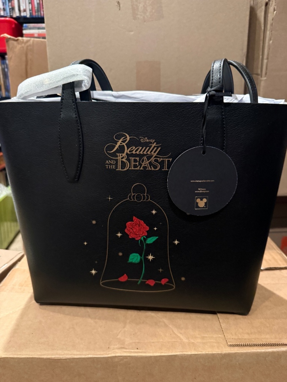 Kate Spade Beauty & the Beast Tote with Wristlet